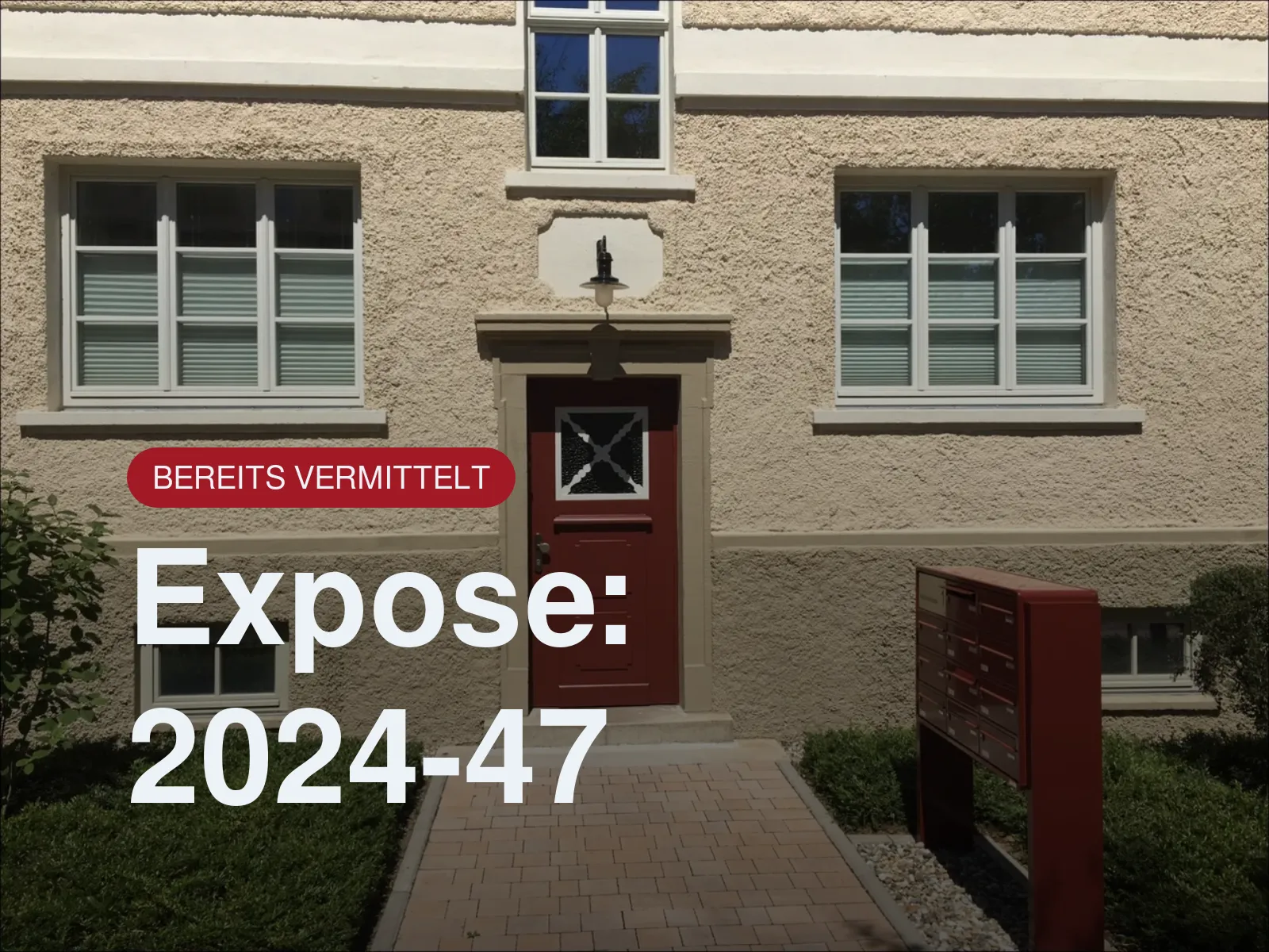 Nicht mehr verfügbar: Expose: 2024-47